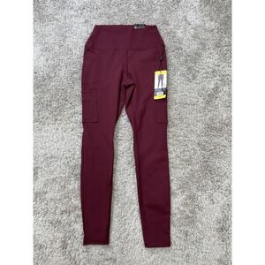 Spyder Pants Womens Small High Waisted Stretch Cargo Pocket Athletic Activewear